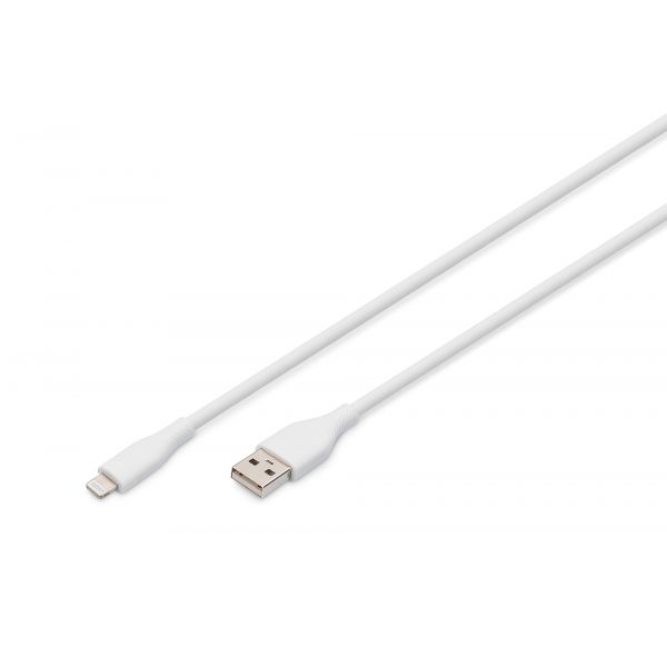Digitus Cabo Lightning MFi 1m Branco