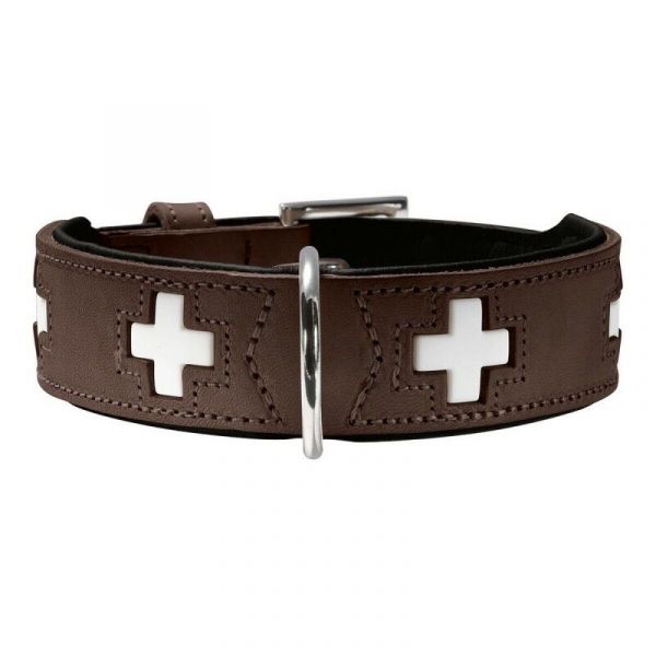 Hunter Coleira Swiss Negro, Marrón (24-28.5 cm)