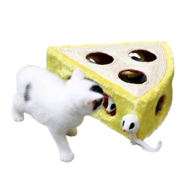 Kerbl Brinquedo Gato de Sisal em Forma de Queijo