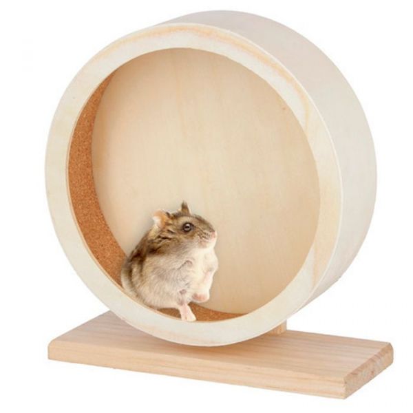 Kerbl Roda em Madeira para Hamster 29cm - 19509-12057