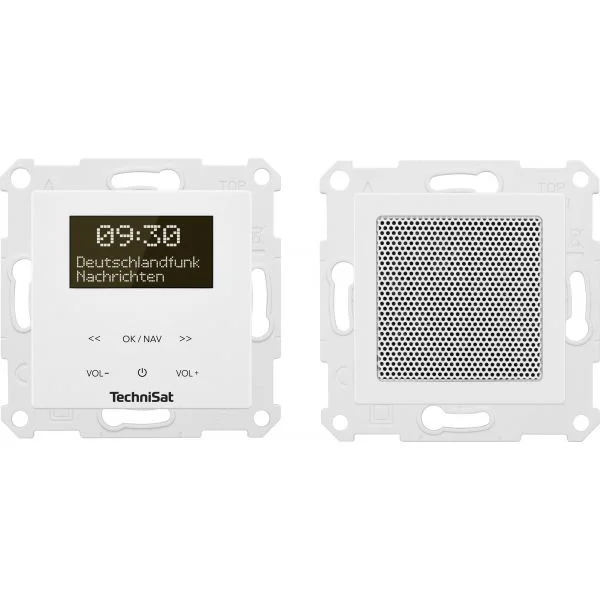 Technisat Rádio de Parede DigitRadio UP 55 Analógico e Digital com Bluetooth, Branco