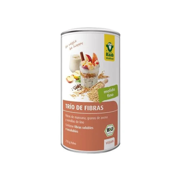 Raab Trio Fibra Maçã+aveia+bio Linho 210 g