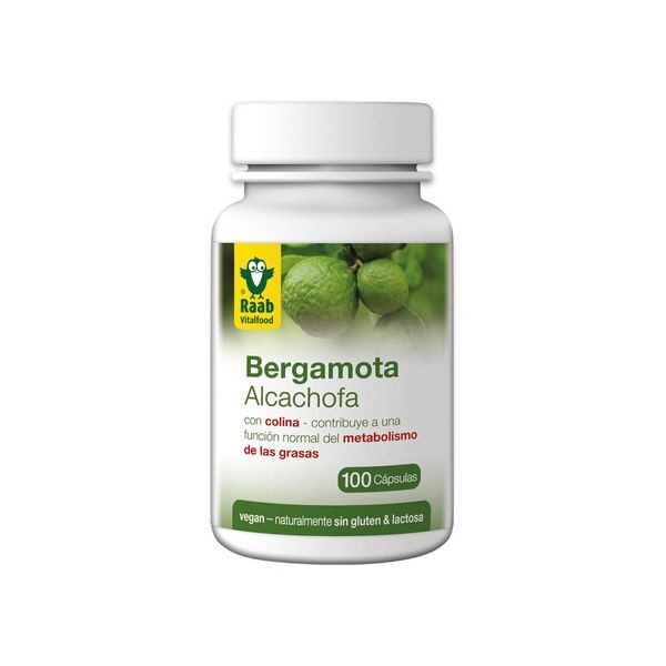 Raab Bergamota-alcachofra 100 Cápsulas de 430mg