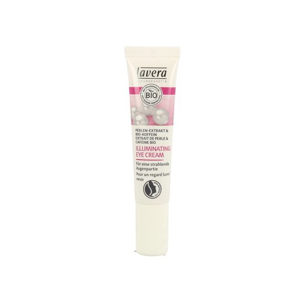Lavera Contorno de Olhos Iluminador Pérola com Cafeína Bio 15 ml