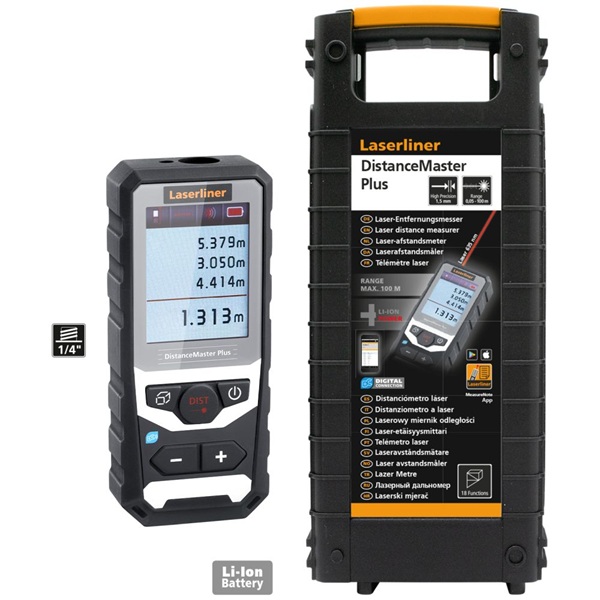 Telémetro Laser DistanceMaster Plus 100 m Laserliner 080.983A