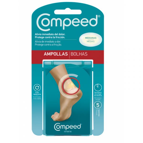 Compeed Pensos Médio Bolhas 5 Unidades
