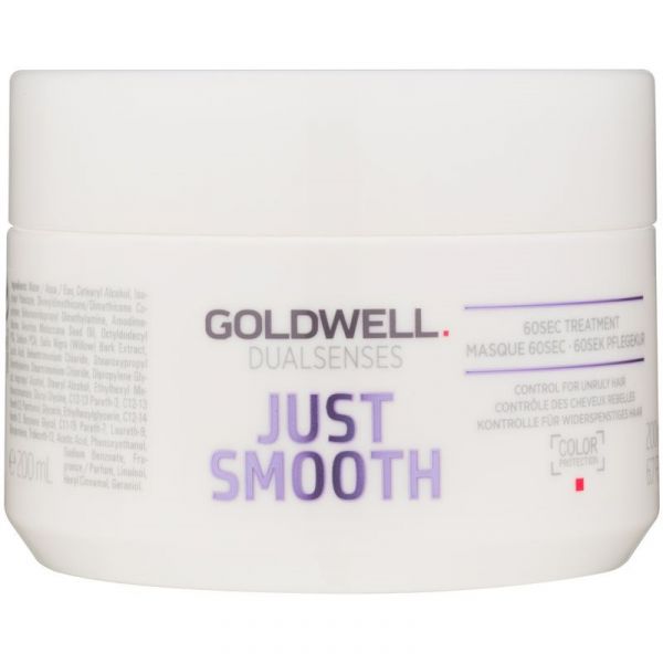 Goldwell Dualsenses Just Smooth Máscara Alisante Cabelo Rebelde 200ml