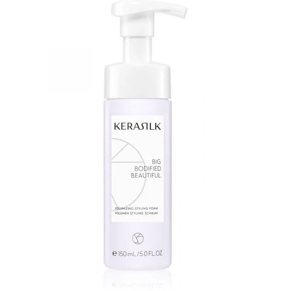 Kerasilk Styling Volumizing Styling Foam Espuma Styling para Dar Volume para todos os Tipos de Cabelos 150 ml