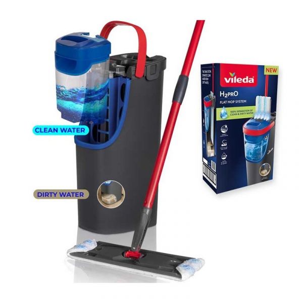 Vileda Sistema de Mopa H2prO com Separação de Água Limpa/Suja