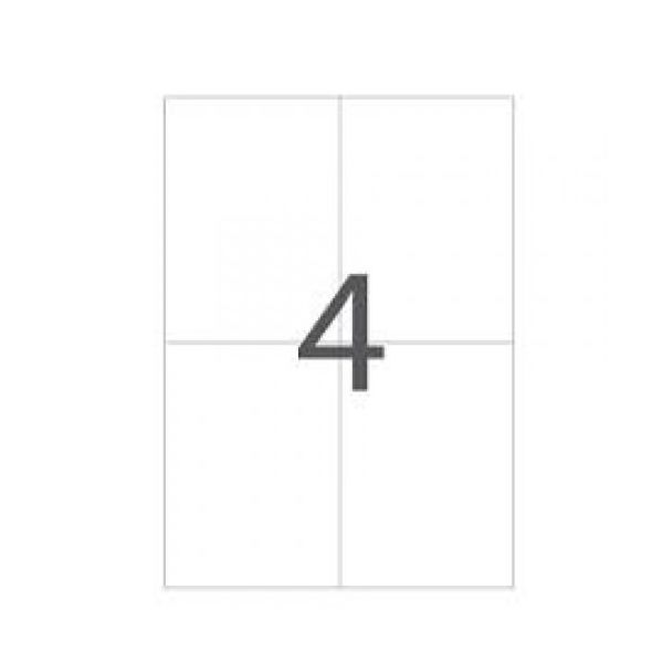 TopStick 100 Fls A4 Etiquetas Adesivas 105x148mm Branco