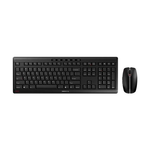 Teclado Cherry JD-8500EU-2 Rato + Teclado Sem Fios US/EU Layout Black