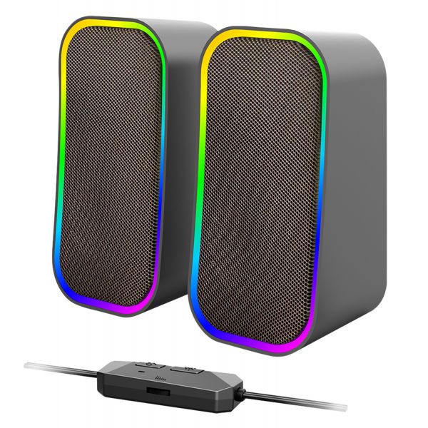 Speedlink TOKEN RGB Colunas Gaming Bluetooth 2.0 Preto