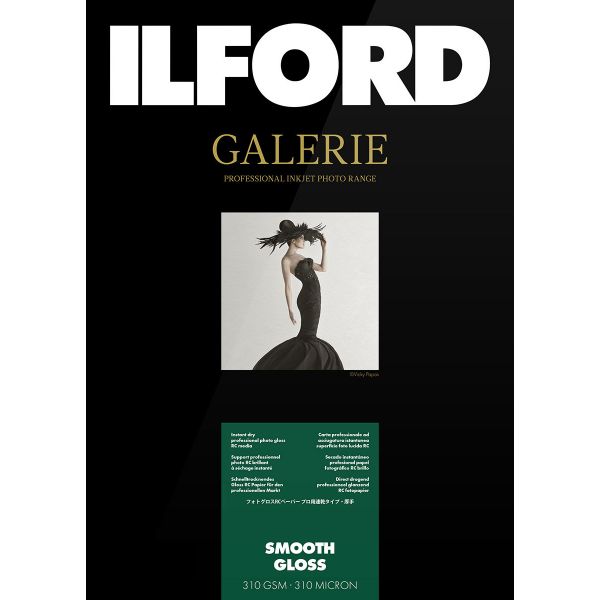 Ilford Papel Galeria Prestige Smooth 310g A2 25Fls Brilhante