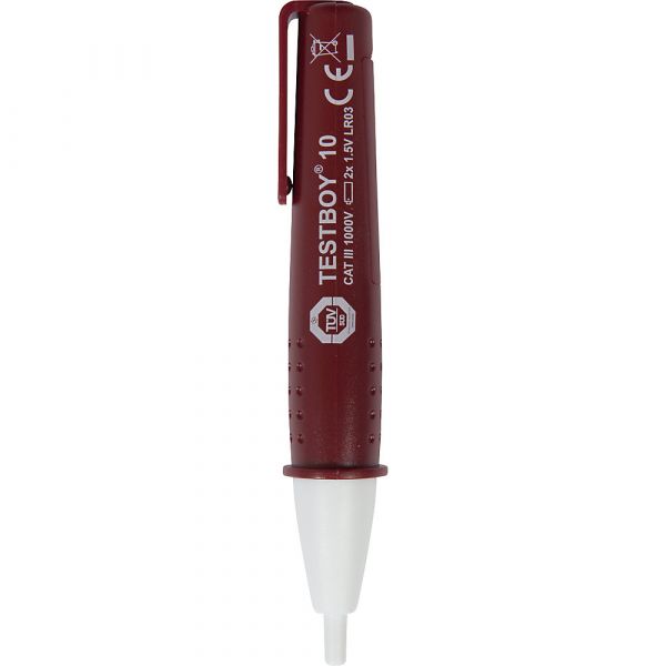 Kaiser+kraft Verificador de Tensão, Axlxp 30 X 142 X 26 mm, Lanterna led Vermelho - M3135028-498877