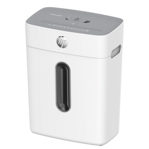 HP Destruidora Tiras OneShred 8CC, 8 Folhas, Cesto de 15 l, Destrói Cart??es de Crédito, Agrafos e Clipes unidade - 727761