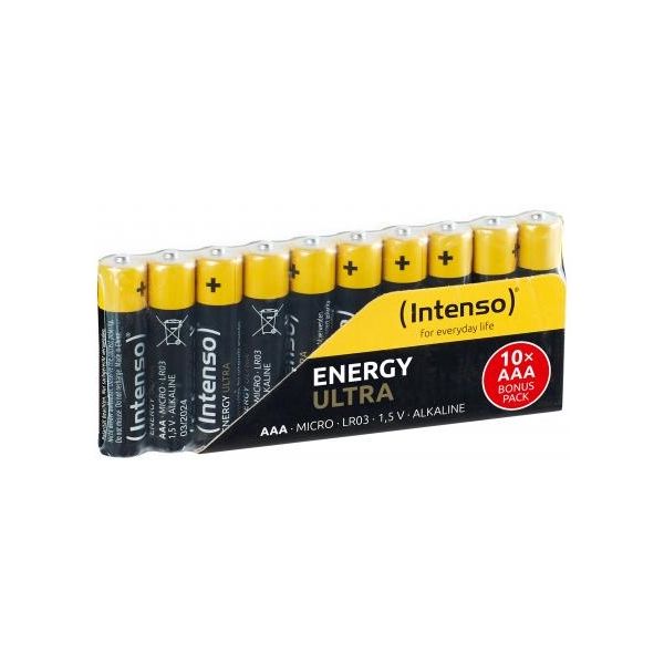 Intenso Pack 10x Pilhas Alcalinas LR03 AAA - 7501910
