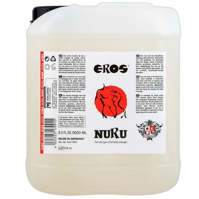 Eros – Óleo De Massagem Nuru Rico Em Mineral 5000 Ml
