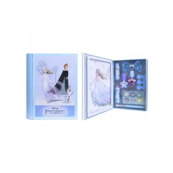 Air Val Frozen Livro Metálico Com Maquilhagem