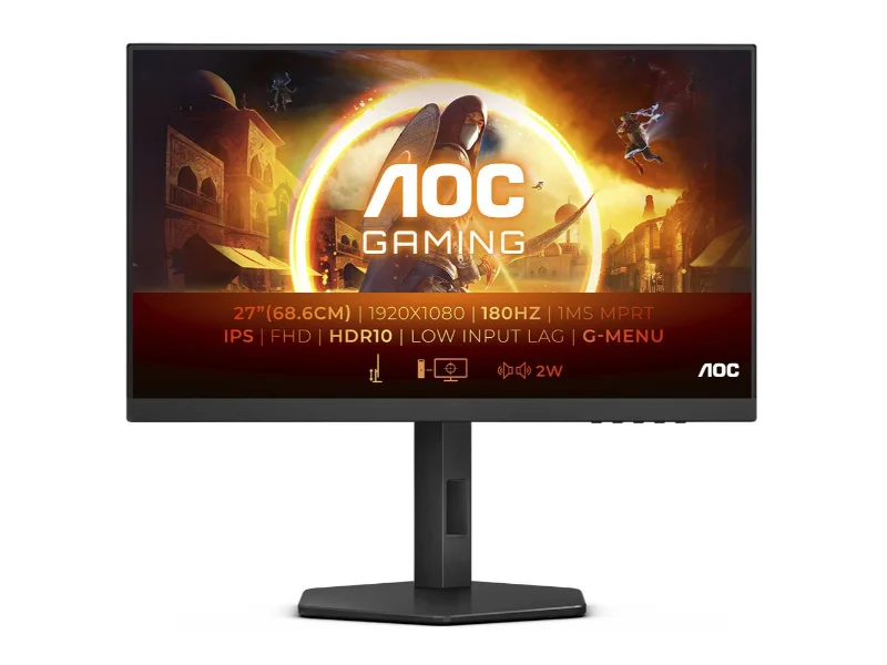 Monitor AOC Gaming 27" 27G4X IPS FHD 180Hz 0.5ms HDR10 - 27G4X