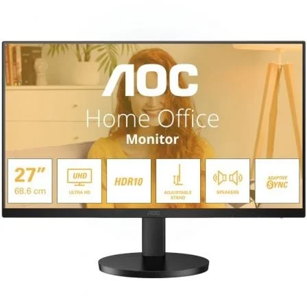 Monitor AOC 27" U27B3AF IPS 4K 60Hz Ajuste em Altura