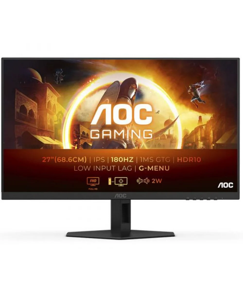 Monitor AOC Gaming 27" 27G4XE IPS FHD 180Hz 0.5ms HDR10 FreeSync / G-SYNC Compatible