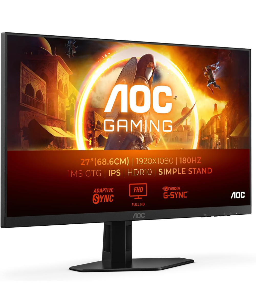 Monitor AOC Gaming 27" 27G4XE IPS FHD 180Hz 0.5ms HDR10