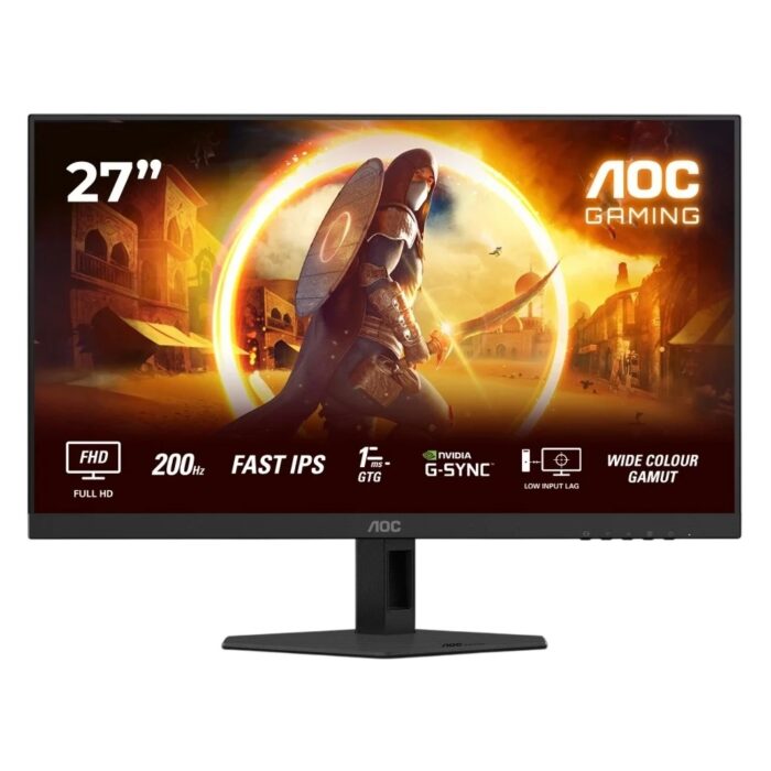 Monitor AOC 27" 27G4HRE FHD 200Hz 1ms HDR G-SYNC Compatível