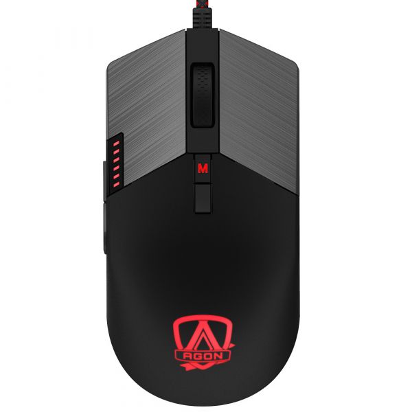 AOC Rato Óptico Gaming AGM700 16000DPI RGB Preto