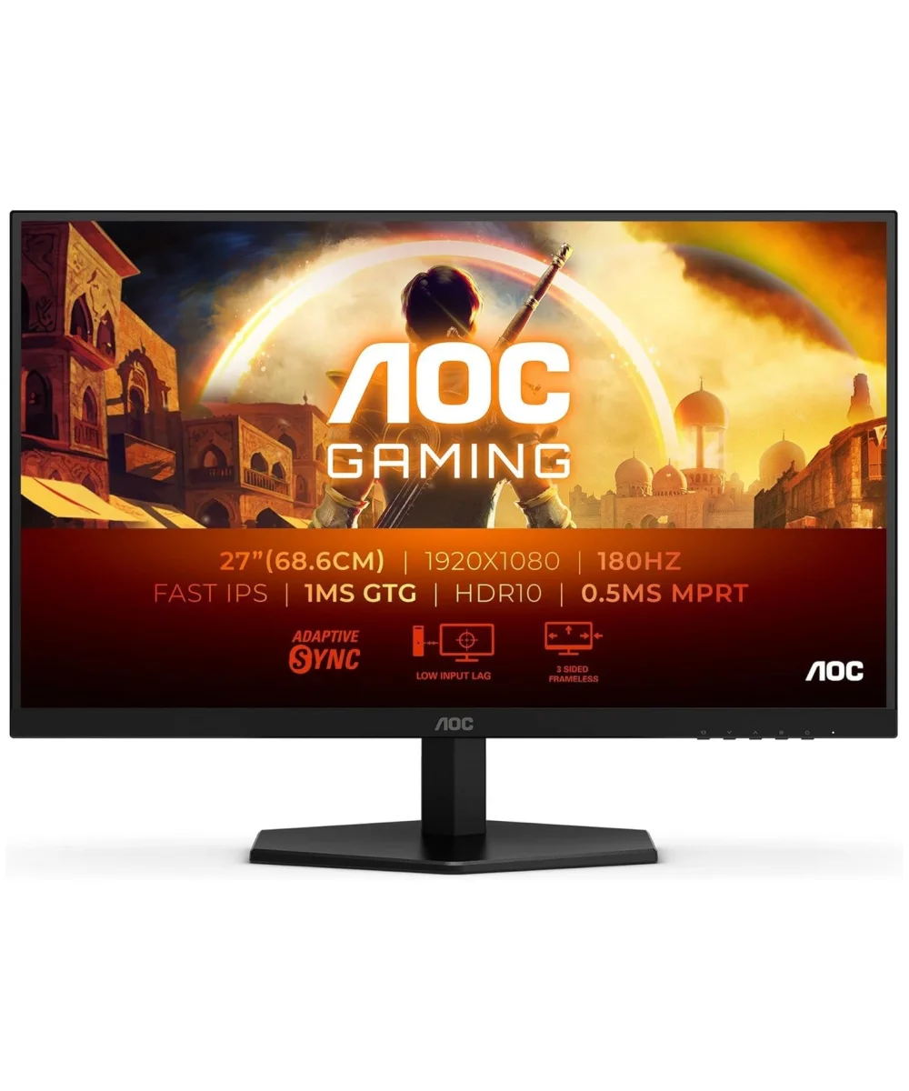 Monitor AOC Gaming 27" 27G42E IPS FHD 180Hz 1ms Adaptive Sync