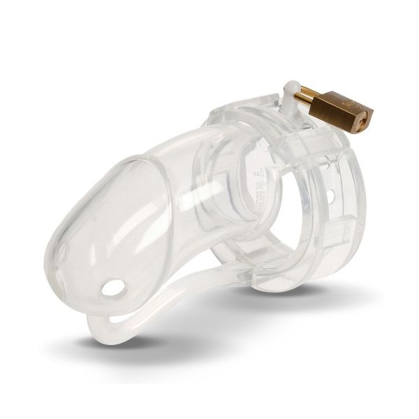 Malestation Penis Cage Grande Em Silicone Clear