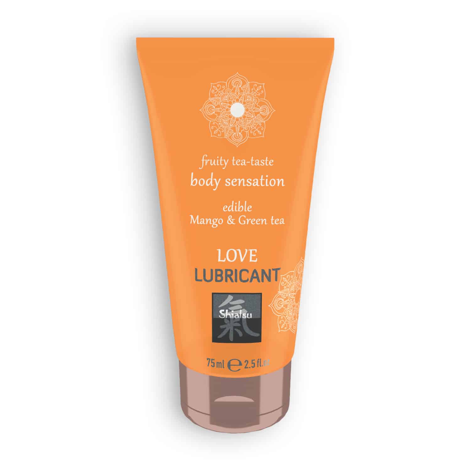 Shiatsu – Lubrificante Beijável Love Fruity Tea Com Sabor A Chá Verde E Manga 75ml