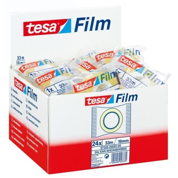 Tesa Fita Cola Adesiva 33 metros x 19 mm Standard 1 Unidade