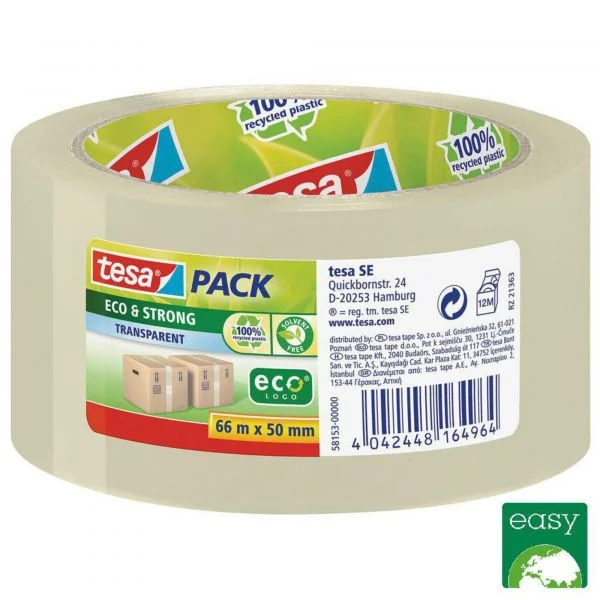Tesa Ecostrong Transparente 66mx50mm 1 Unidade