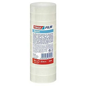 Fita Adesiva 19mmx33mts Clear Tesa Basic x 4un