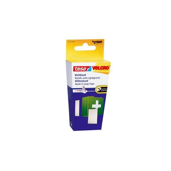 Tesa Fita Fixação Velcro Colar Tesa 20mmx1m Preto - 15655224
