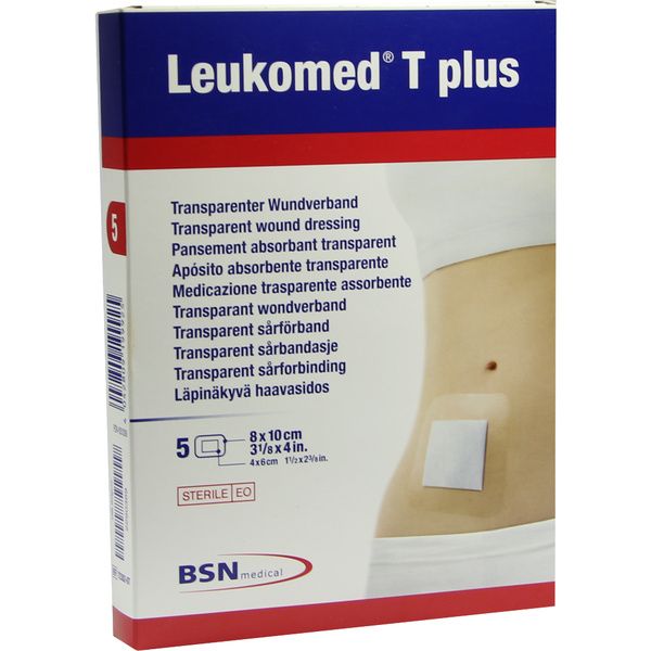 Leukomed T Plus Penso Absorvente 8x10cm x5