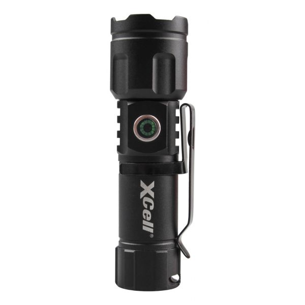 XCell Lanterna LUNALUX MINI LED USB-C com Bateria de Iões de Lítio Preta