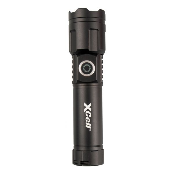 XCell Lanterna LED LUNALUX SLIM USB-C com Bateria Li-Ion Preta