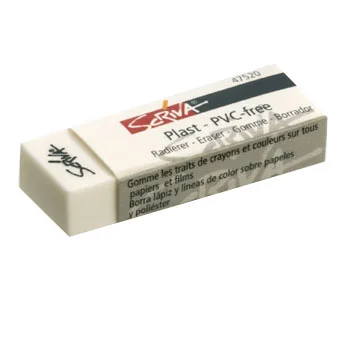 Borracha Branca Scriva 62x21x11,5 x 2un