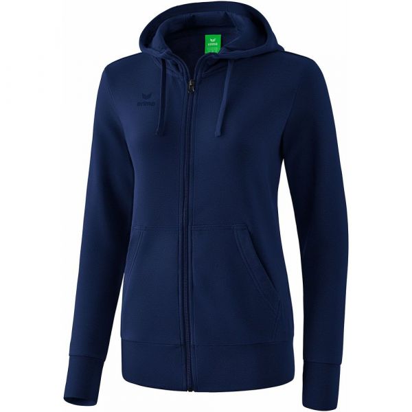 Erima Basic Full Zip Sweatshirt Azul 36 Mulher