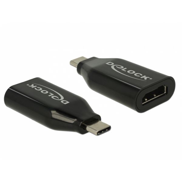 Delock Adaptador USB-C para HDMI 4K 60Hz com DP Alt Mode Preto
