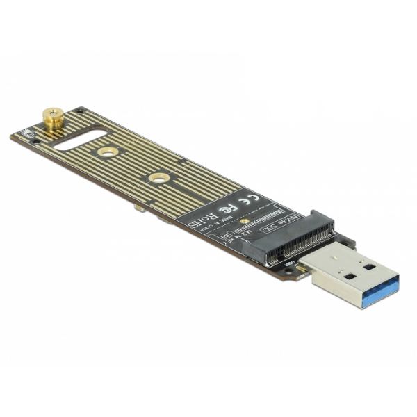 Delock 64069 Conversor M.2 NVMe PCIe SSD e/ou SATA USB 3.1 Gen 2