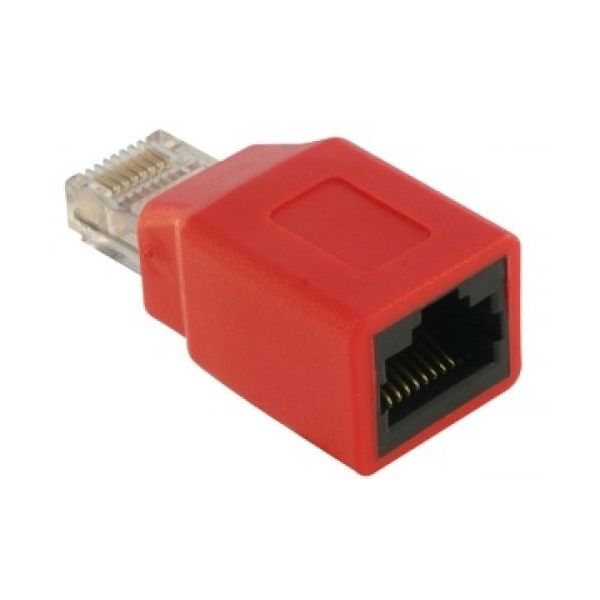 Delock RJ45 Adapter RJ45 -> RJ45 St/bu Crossover - 65025