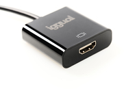 Delock 65840 Adaptador USB 2.0 Tipo-A para Serial RS-232 DB9 com Faixa de Temperatura Estendida Preto, Amarelo