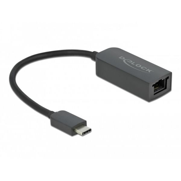 Delock 66645 Adaptador USB Tipo-C para 2.5 Gigabit LAN Compacto