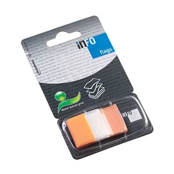 Separadores Adesivos 25x43mm Laranja 50un x 2un