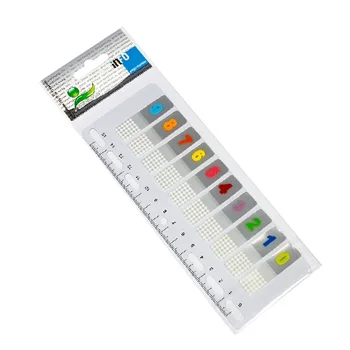 Separadores Adesivos 12x44mm Números Sortido 10un x 2un