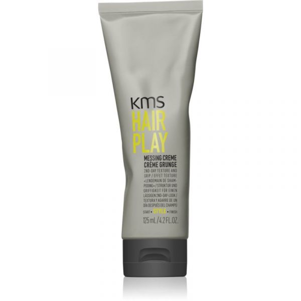KMS Hair Play Messing Creme Creme de Cabelo Creme de Cabelo para Styling Liso e Volume 125 ml