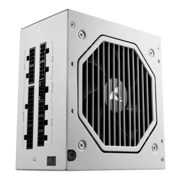 Fonte de Alimentação Sharkoon 850W Certificação Cybenetics Gold Modelo Rebel P20 Extras modulares e ventilador silencioso