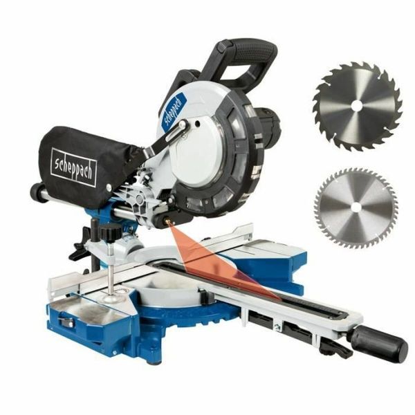 Scheppach Serra Combinada com Caixa de Malhetes HM216 2000W 230V